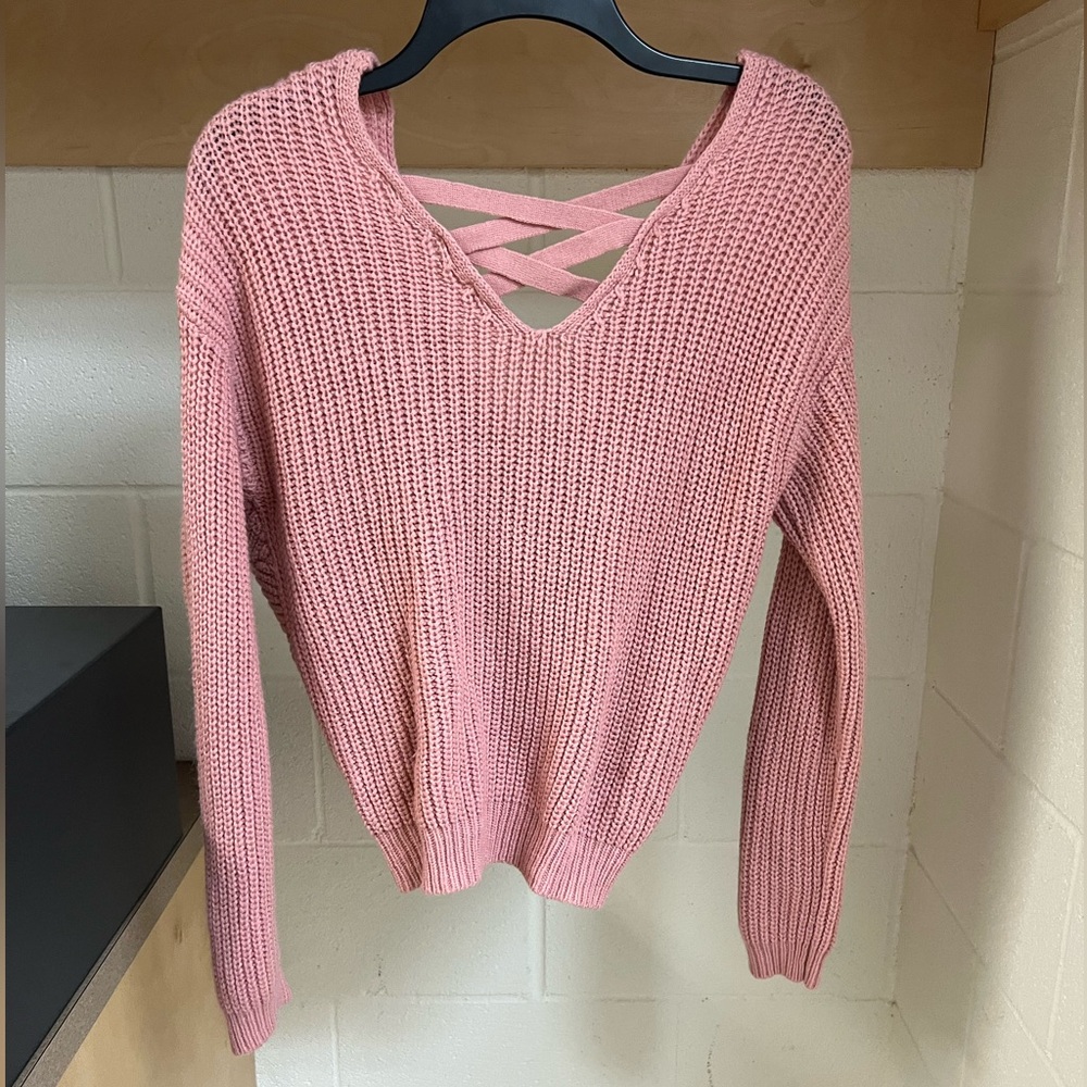 Pink sweater